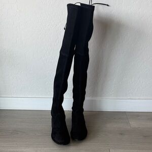 Stuart Weitzman Black Over-the-Knee Boots